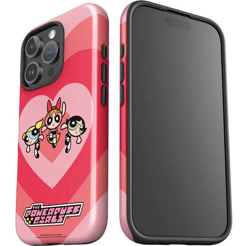 Cartoon Network Powerpuff Girls Hearts iPhone 16 Pro Max Impact Case